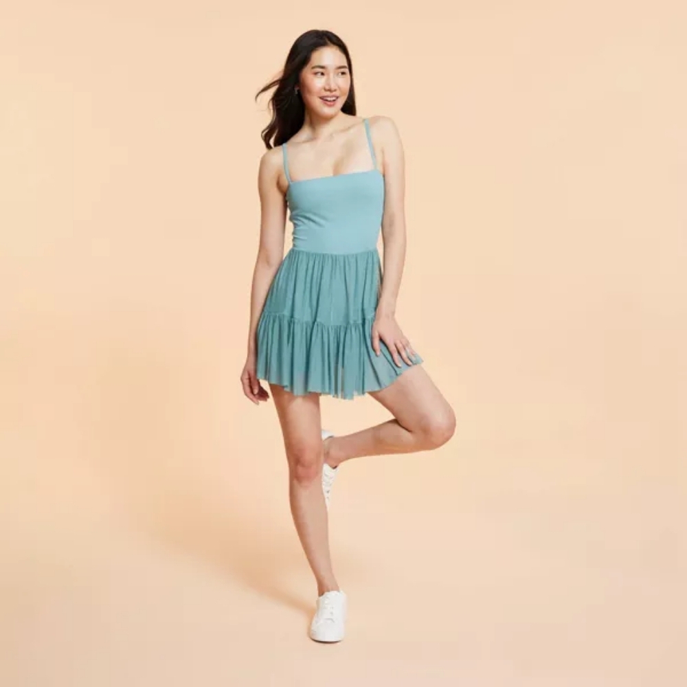 Blogilates Ballerina Skort Dress Cameo Blue